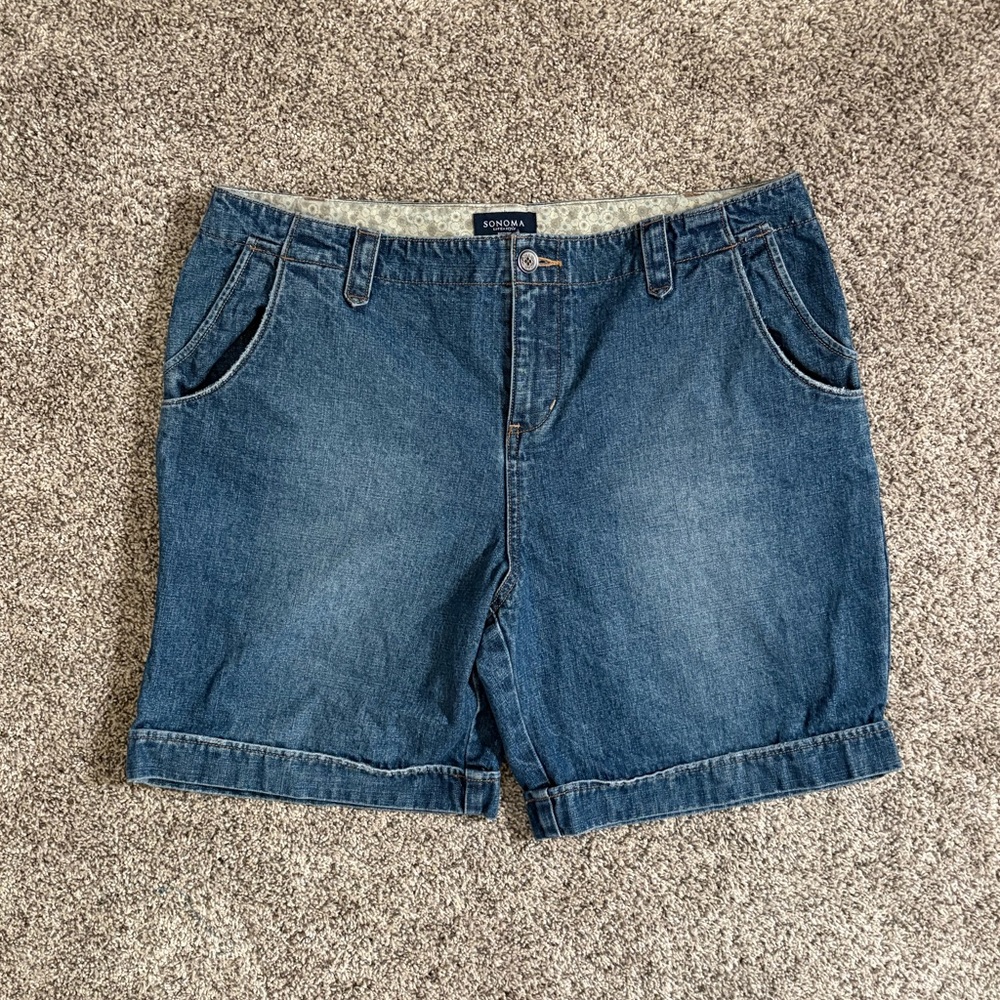 Sonoma Women's Blue Jean Shorts